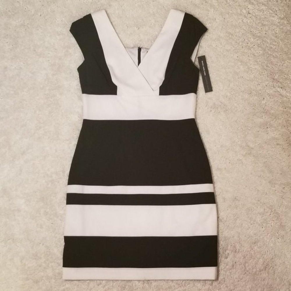 Marc New York Andrew Marc V-Neck Dress - Picture 2 of 10